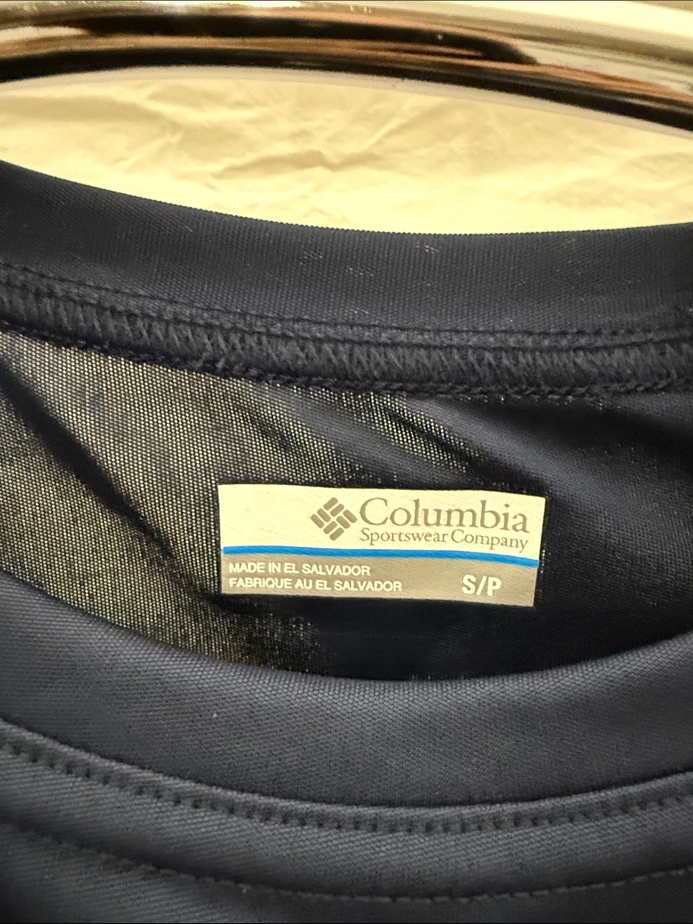 Columbia Navy Long Sleeve Auburn Logo Performance Shirt - Picture 2 of 6